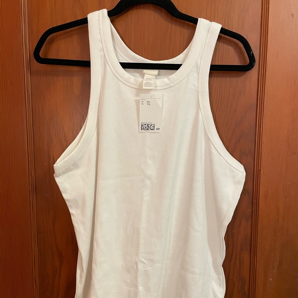 H&M White Tank Top